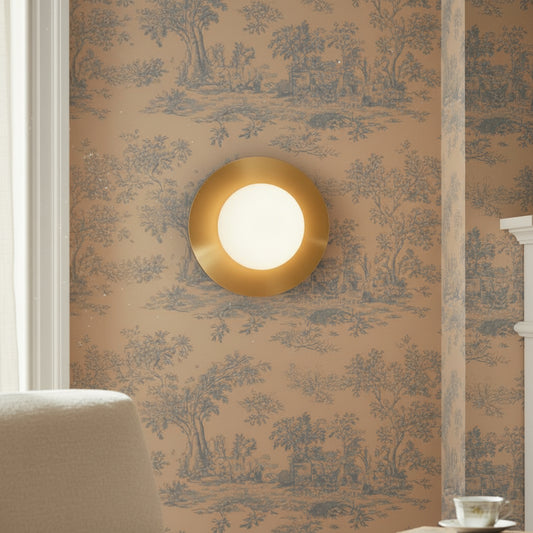 Caerus Modern Dimmable LED Opal Glass Wall Sconce