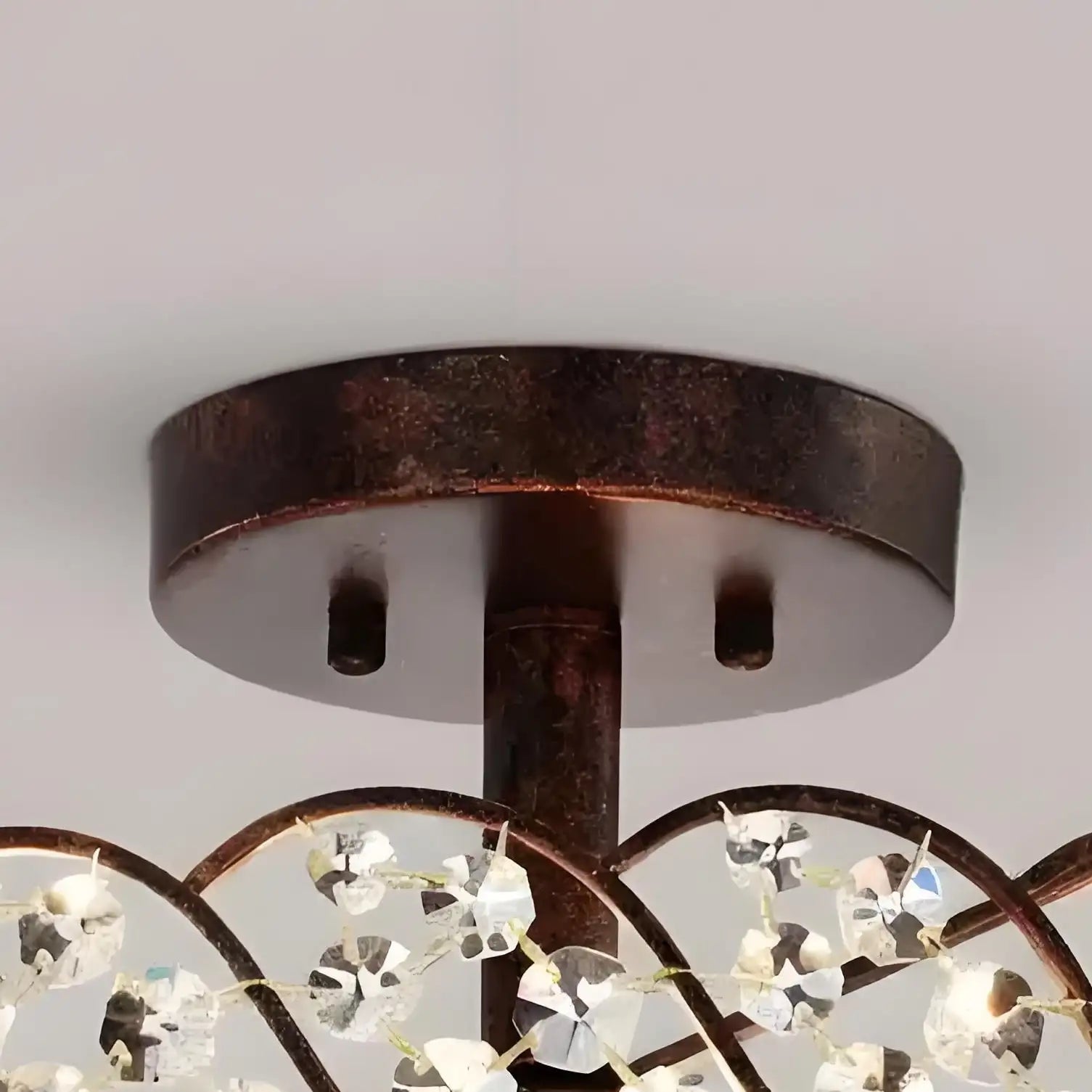 Caius Vintage Rustic 4-Light Crystal Bronze Ceiling Lightxj1.webp__PID:6194216a-5216-4112-a160-e6817ca1e351