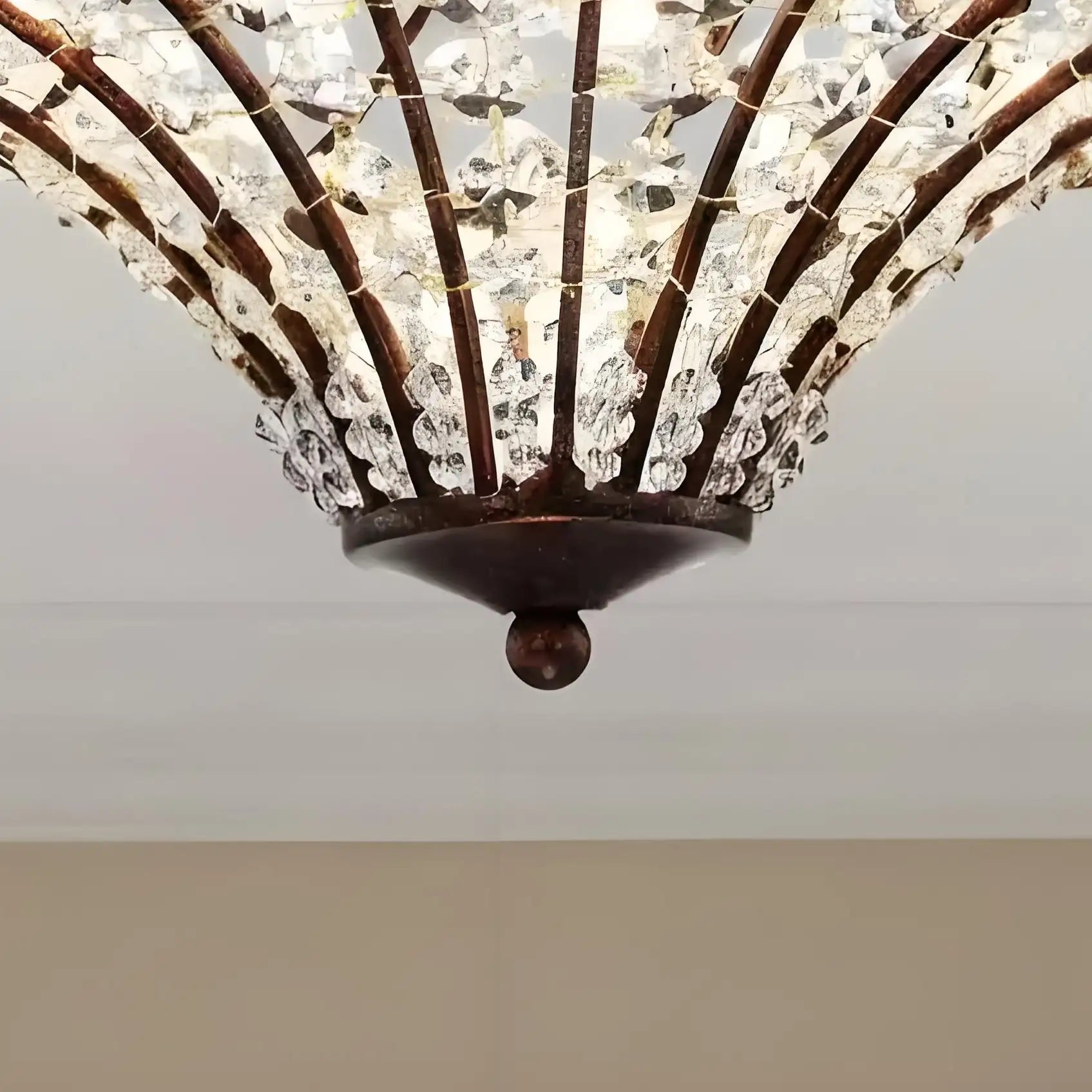 Caius Vintage Rustic 4-Light Crystal Bronze Ceiling Lightxj3.webp__PID:216a5216-4112-4160-a681-7ca1e3515628