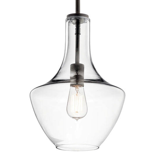 Cedra Moderne Boerderij Klokglas Verstelbare Enkele Hanglamp