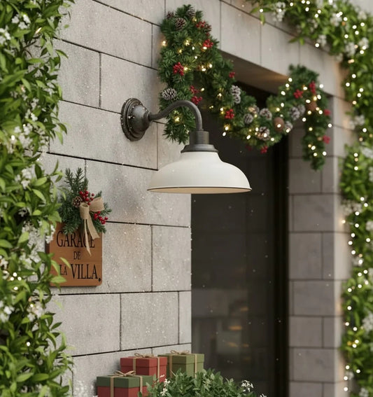 12" Industrial Dome Metal Wall Sconce