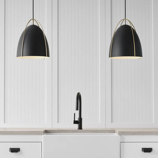 Circe Modern Metal Steel Dome Pendant Light