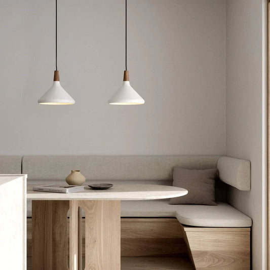 Clymene Modern Cone Metal Shade Pendant Light