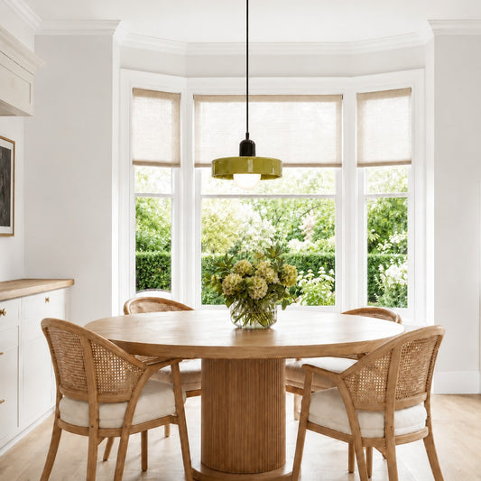 Corinthan Modern Morandi Glass Disc Pendant Light