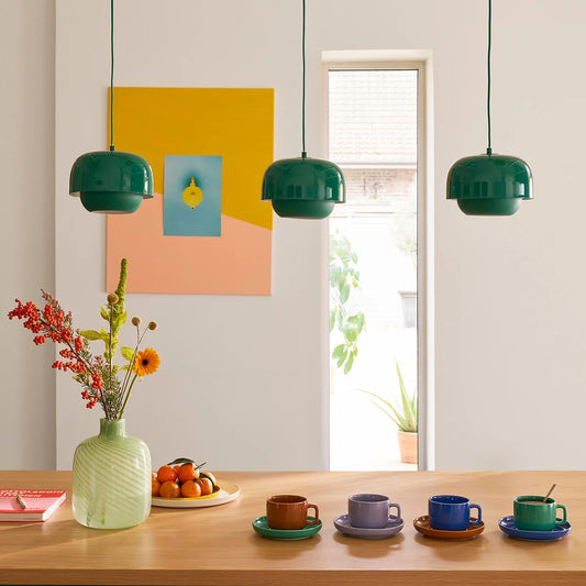 Cyclopes Modern Dome Colorful Metal Pendant Light