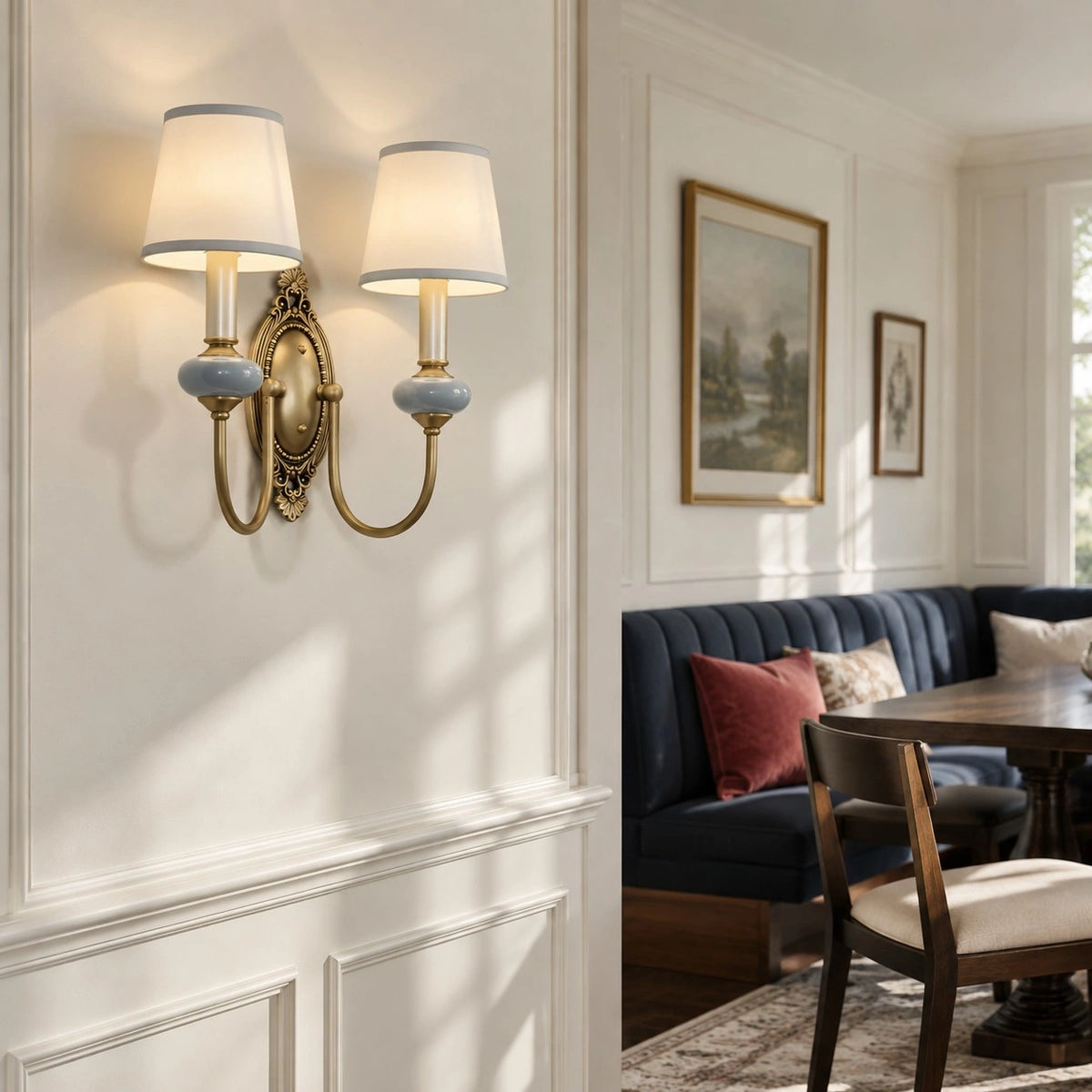 Deliah Classic Armed Fabric Shade Sconce-07.webp