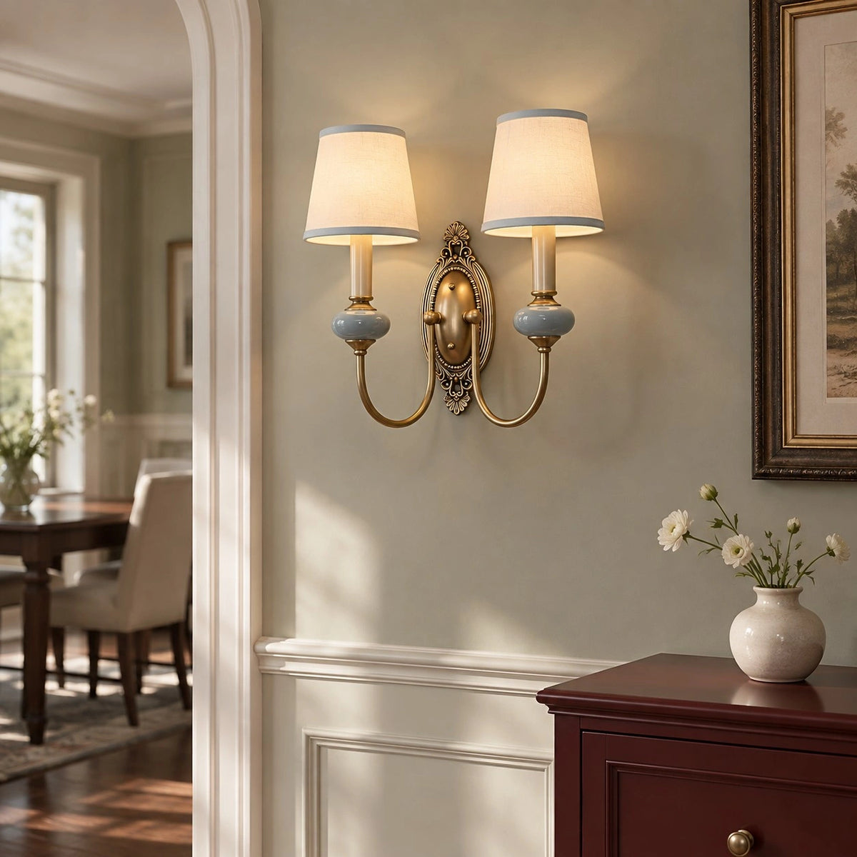 Deliah Classic Armed Fabric Shade Sconce-08.webp