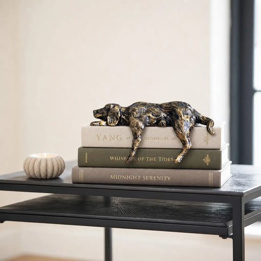 Edmund Modern Minimalist Iron Lazy Dog Figurine