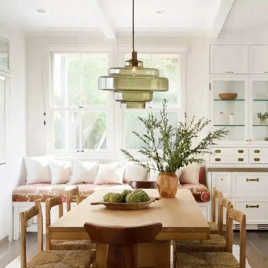 Elissa Modern Gloosy Tiered Glass Pendant Light