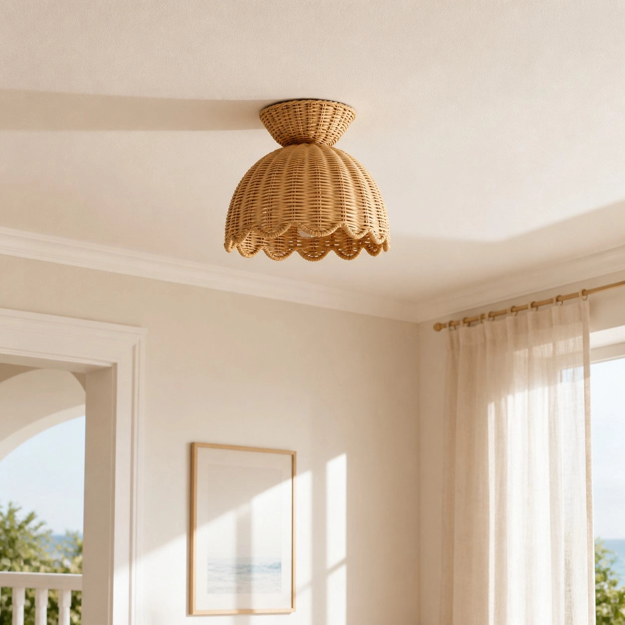 Elsa Bohemian Woven Rattan Flower Ceiling Light (3).webp__PID:f0d97085-047e-436a-9f1c-f7572c3a5288
