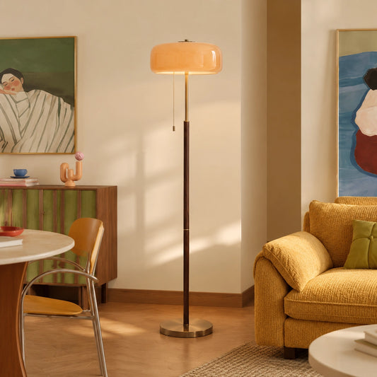 Esme Colored Glass Floor Lamp