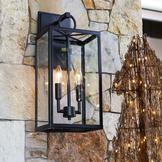 Ethan Modern Iron Glass Wall Sconce