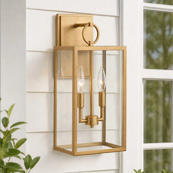 Ethan Moderne IJzeren Glazen Wandlamp
