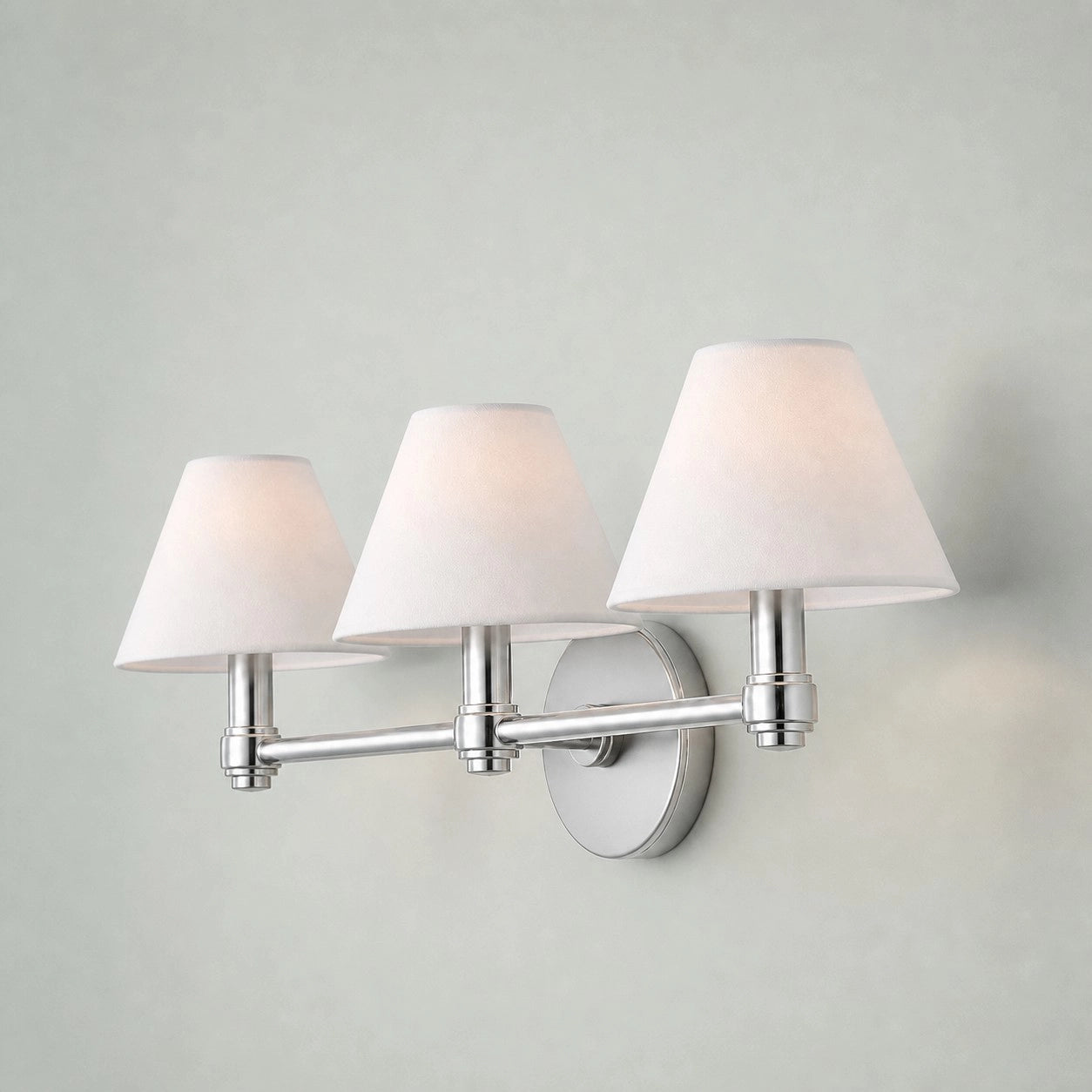 Everett 3-light Modern Fabric Cone Shade Metal Wall Sconce33 (2).webp__PID:3c018879-bff7-4165-ab6d-40cc33388c41