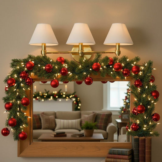 Everett 3-light Modern Fabric Cone Shade Metal Wall Sconce