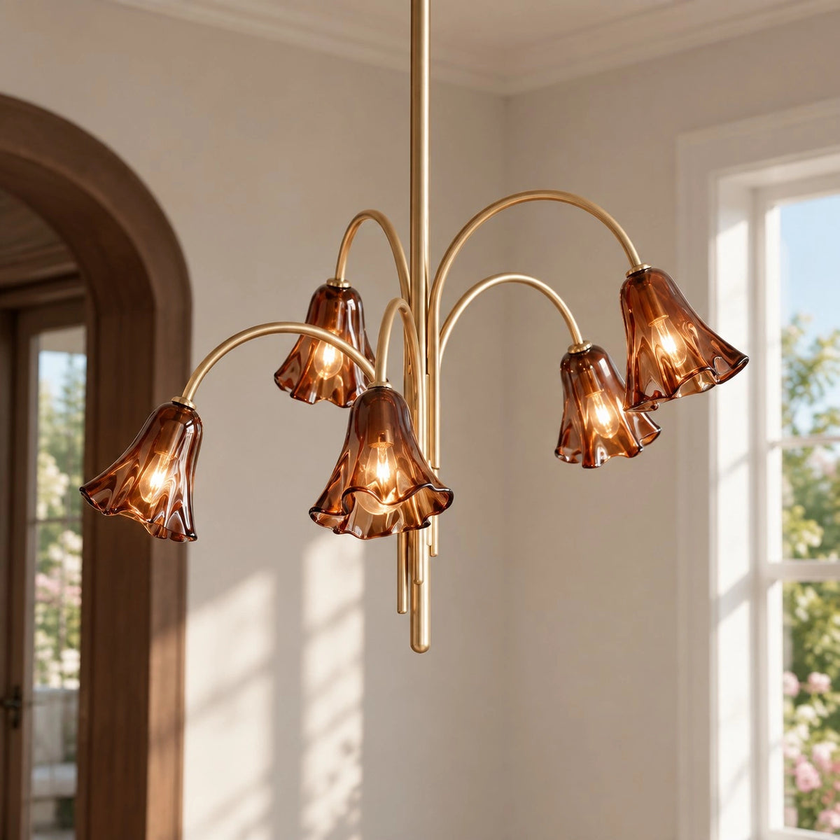 Floren Modern Colorful Floral Glass Chandelier-04.webp