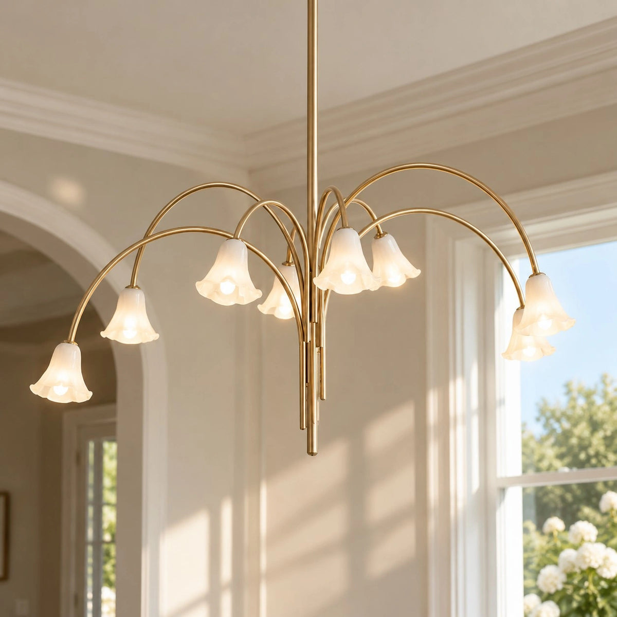 Floren Modern Colorful Floral Glass Chandelier-05.webp