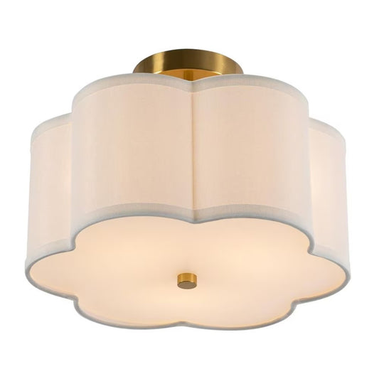 George Modern Fabric Petal Ceiling Light