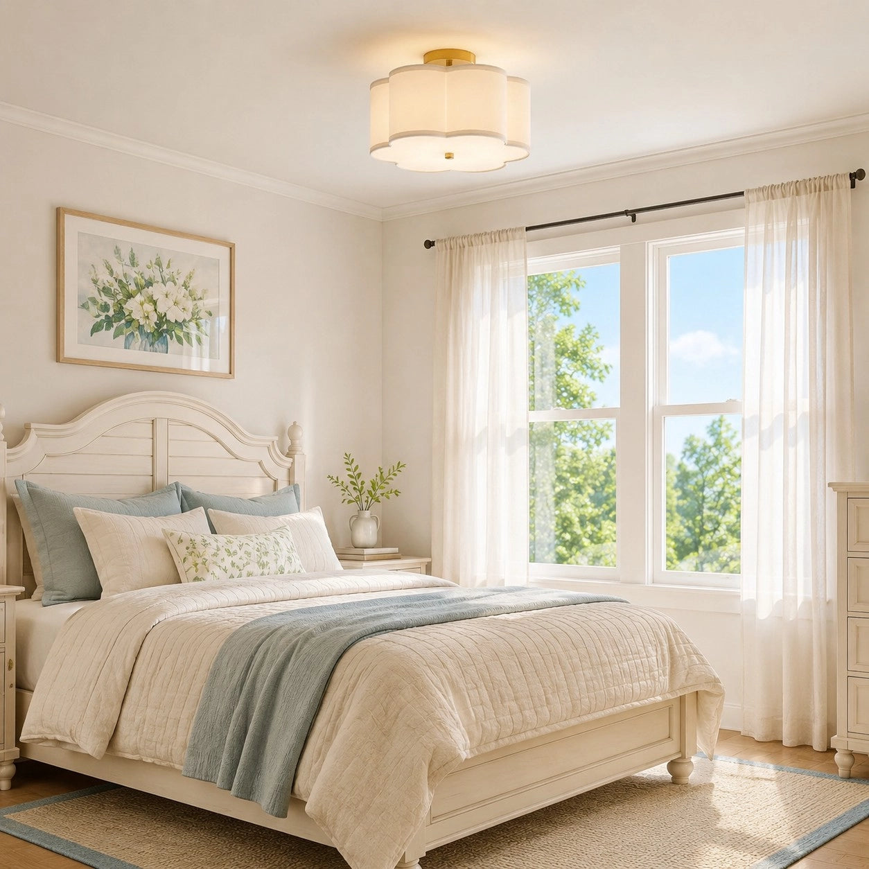 George Modern Fabric Petal Ceiling Light (14).webp__PID:8a6c567d-fcba-4d1d-a26e-30956313377d
