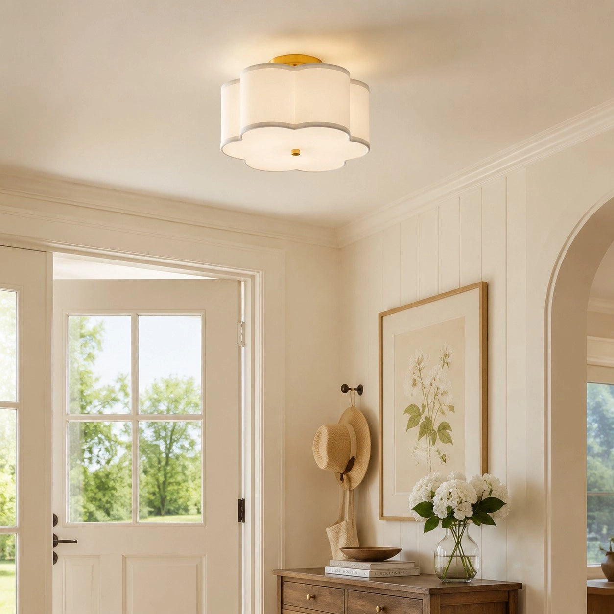 George Modern Fabric Petal Ceiling Light (2).webp__PID:bdb92afd-6fbb-4340-82e9-58828a6c567d