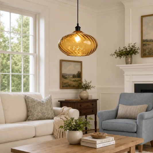 Gideon Modern Globe Glass Pendant Light