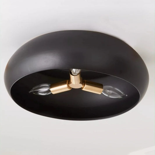 Hudson Modern Ceramic Round Ceiling Light