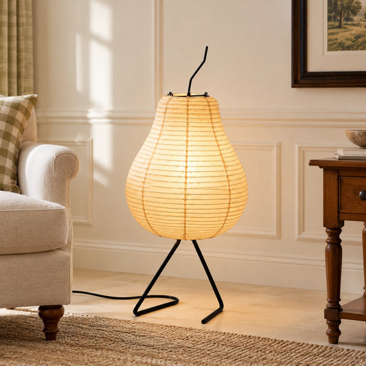 Jethro Rice Paper Wabi-Sabi Floor Lamp