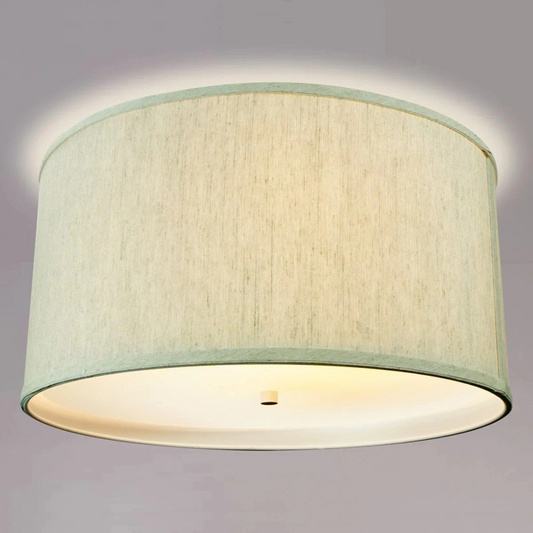 Jovian Modern Fabric Drum Ceiling Light