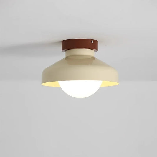 Julia Nordic Minimalist Glass Umbrella Led Ceiling Light