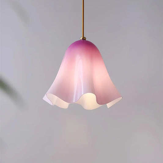 Juno Mid-Century Modern Seashell Glass Pendant Light