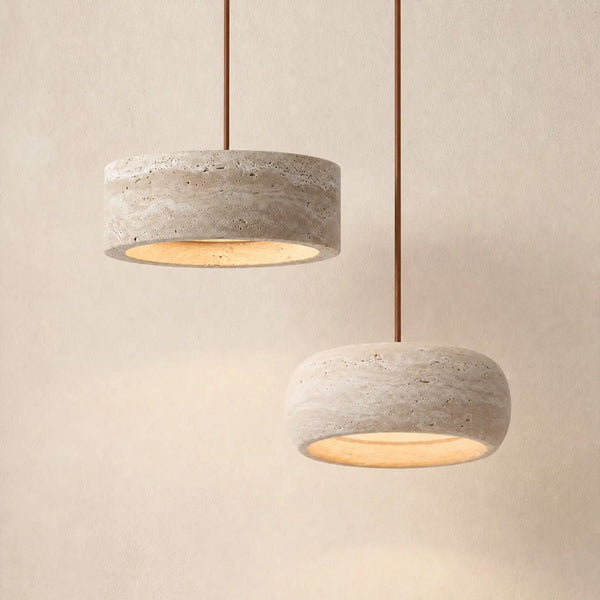 Travertine Lighting Fixture
