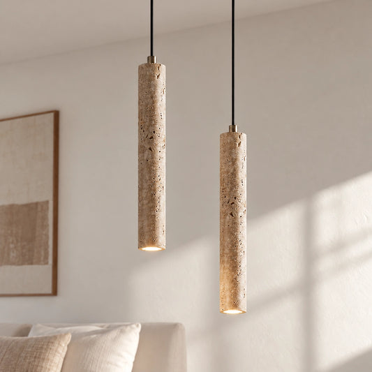 Kairi Wabi Sabi Natuurlijke Travertijn Hanglamp