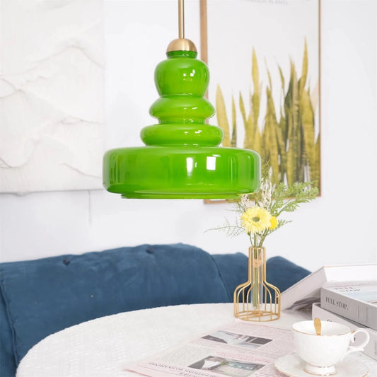Kino Modern Sculptural Glass Pendant Light