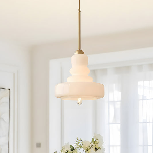 Kino Modern Sculptural Glass Pendant Light