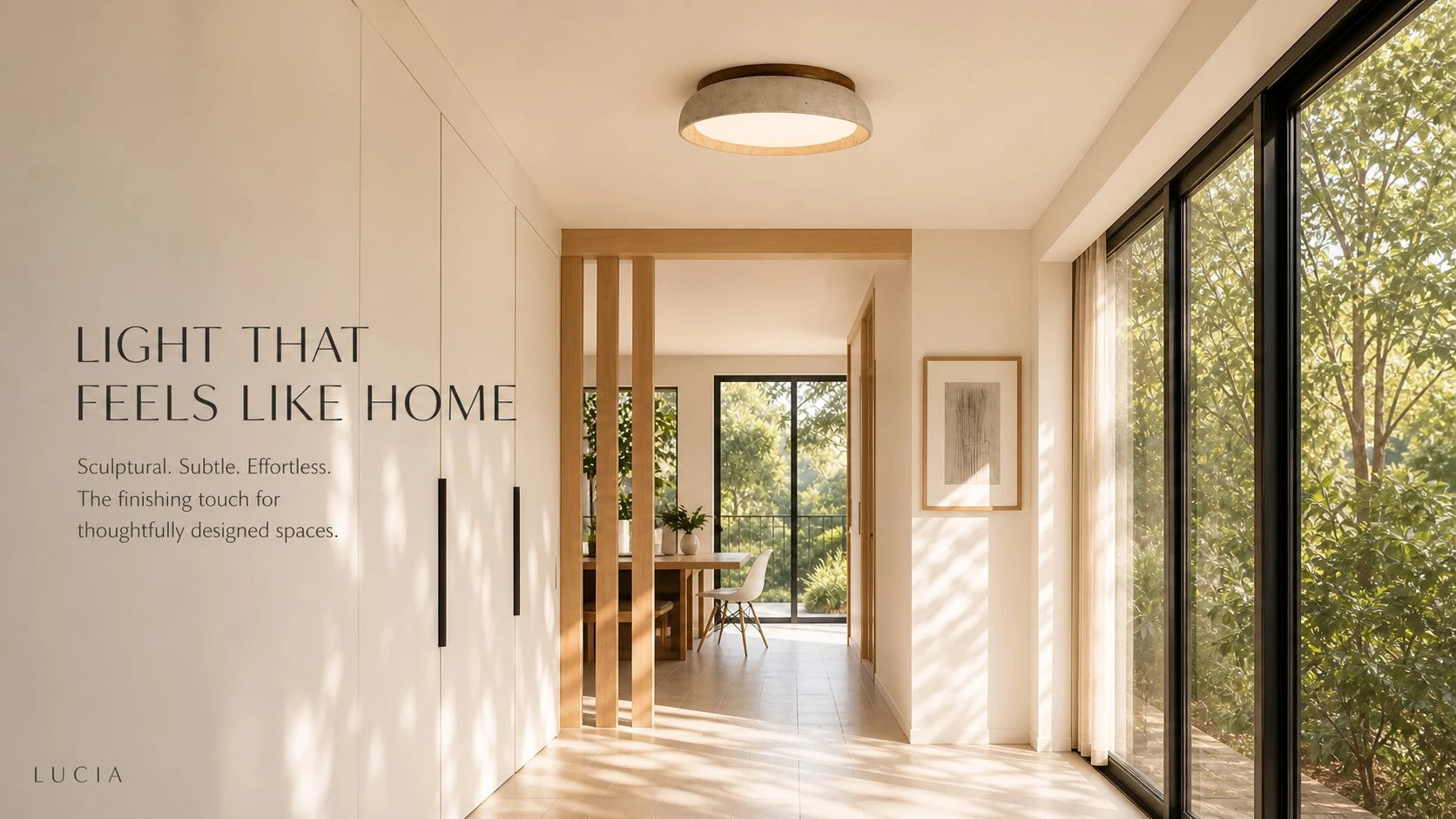 Meet Lucia, thoughtful lighting for warm living