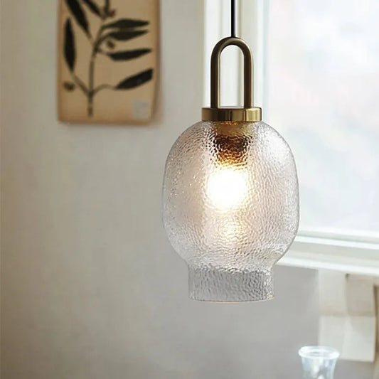 Lena Retro Clear Glass Pendant Light