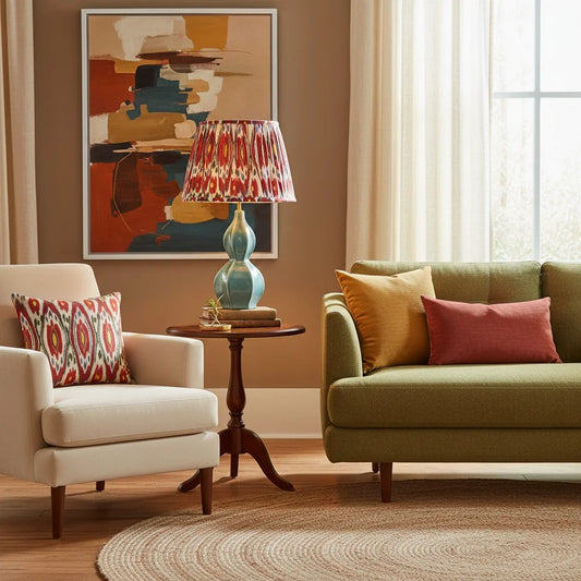 Lolia Vintage Ceramic Gourd Base Table Lamp