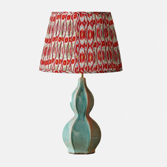 Lampe de table Lolia Vintage en céramique avec pied en calebasse 