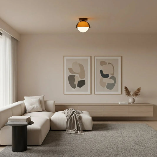 Lucy Vintage Acryl-Deckenleuchte 