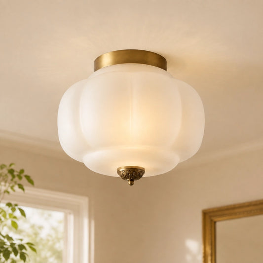 Lumi Eloise Vintage Frosted Glass Light