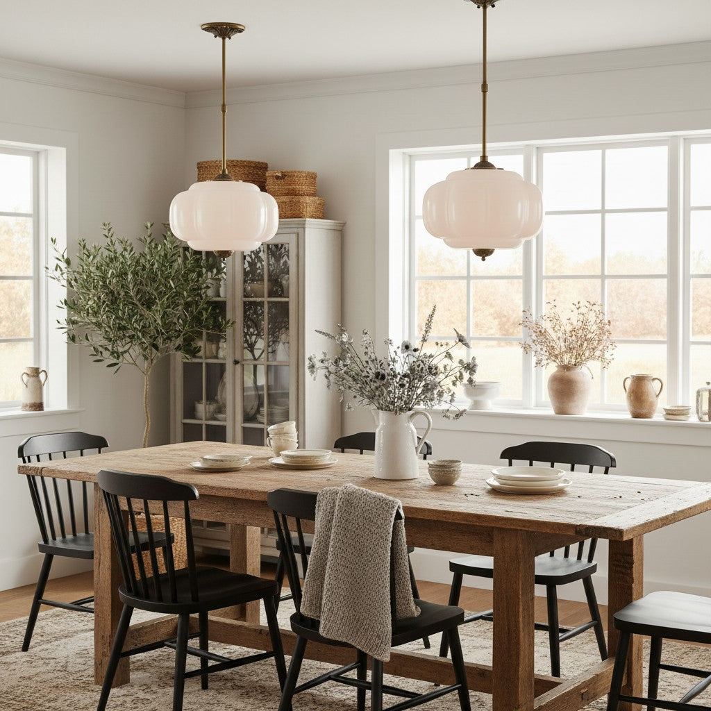 Lumi Antique Brass Green Glass Pumpkin Semi-Flush Mount Eloise Pendant (5).jpg__PID:0c25d787-a25f-4d59-877a-7b20820e4b73