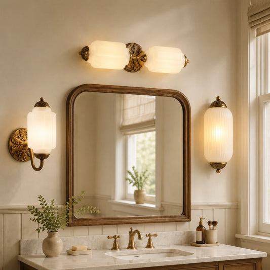 Lumi Eloise Vintage Frosted Glass Light