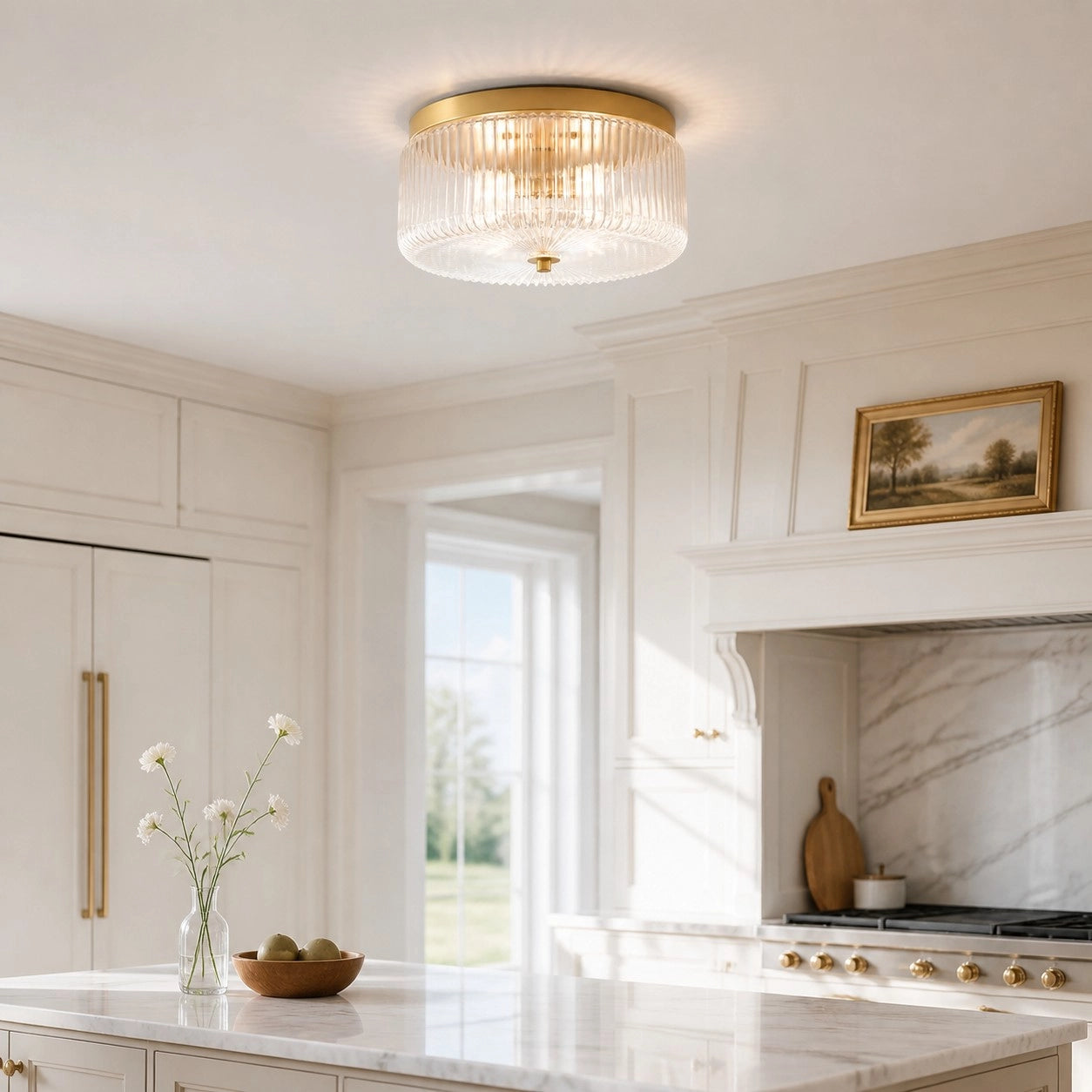 Lyssa Modern Ribbed Glass Brass Ceiling Lamp.webp__PID:db9b04a8-f6c4-4bb3-957e-139e3c1f04bf
