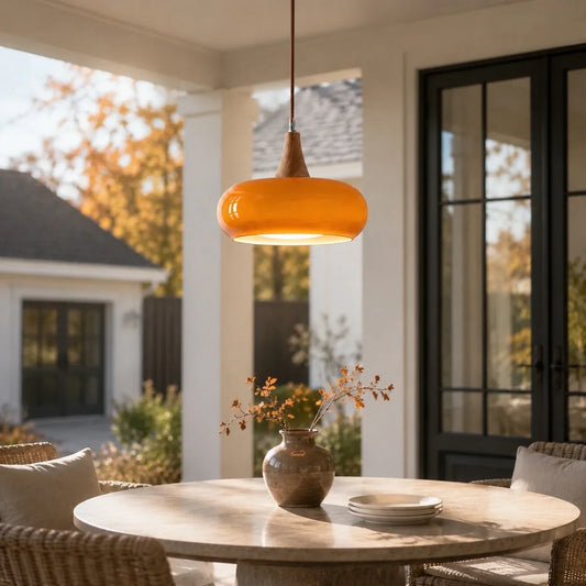 Marie Modern Minimalist Dome Bauhaus Glass Pendant Light