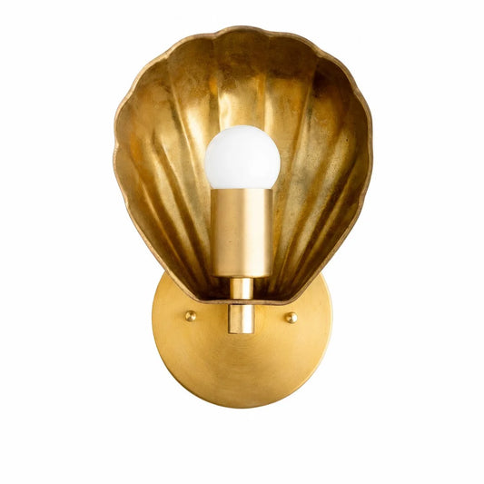 Marina Vintage Metal Shell Wall Light