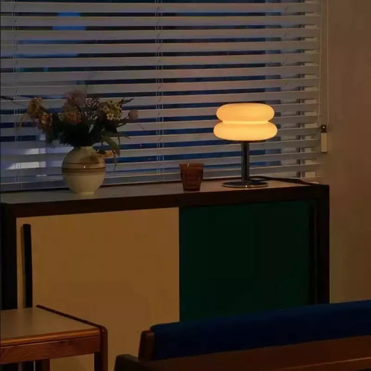 Marta Modern Bauhaus Glass Table Lamp
