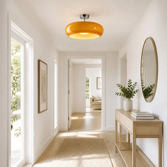 Mila Modern Glass Dome Ceiling Light