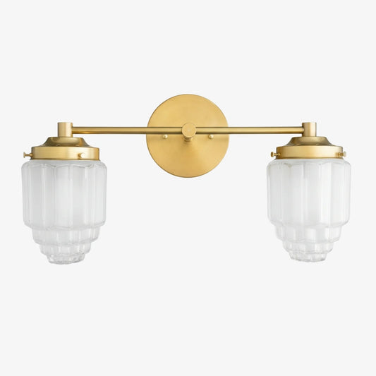 Modern Frosted Skyscraper Shade Glass Vanity Light