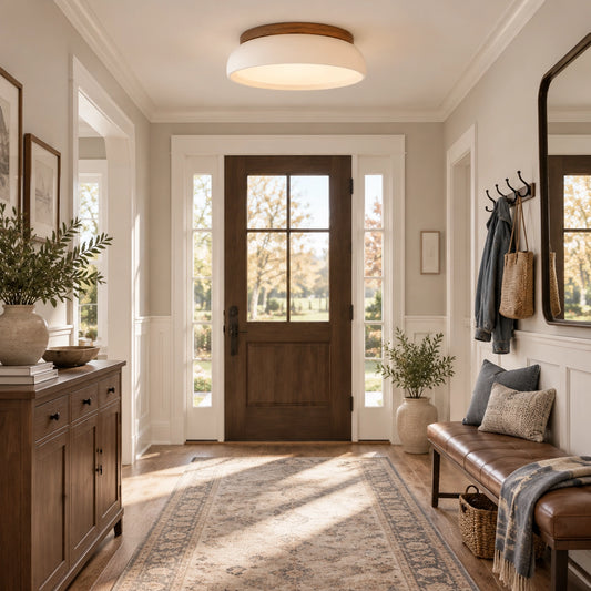 Modern Scandinavian Porcelain Ceiling Light