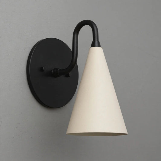 Modern Tapered Cone Shade Vanity Sconce